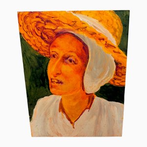 Sigrid Holmwood, Peasant Woman, Tempera & Mixed Media, 2006