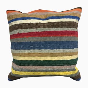 Anatolian Kilim Pillow Cover, 1950