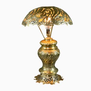 Vintage Brass Lamp, 1920