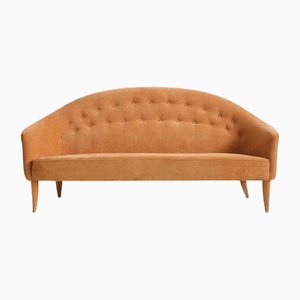 Canapé Paradise avec Tissu d'Ameublement Orange par Kerstin Hörlin-Holmqvist de Nordiska Kompaniet, 1950s