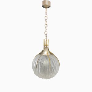 Esperia Glass Lamp attributed to Angelo Brotto, 1950s