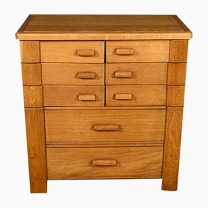 Chest of Drawers in Oak by Créations Chantal for Moda, 1960