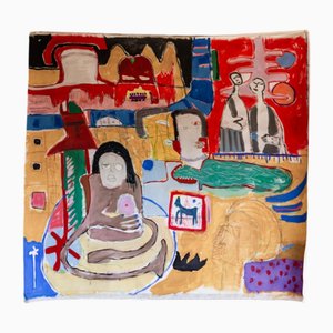 Alfonso Reyes, Fragments #1, 2021, Acryl auf Leinwand