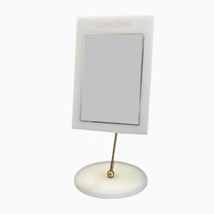 Adjustable Resin and Brass Table Mirror from Lancôme Paris, 1970s
