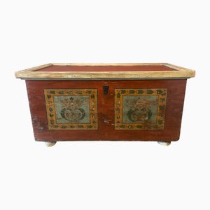 Cajonera antigua grande de abeto