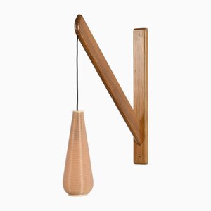 Pine Gallows Lamp attributed to André Sornay, France, 1960s
