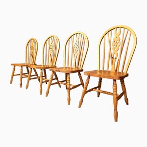 Vintage Dining Chairs from Ercol, 1950s, Set of 4