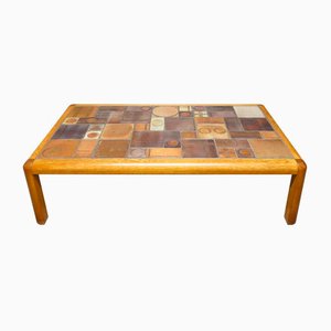 Danish Coffee Table with Ceramic Top, 1960s