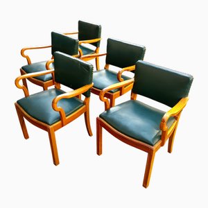 Jacob Kjaer zugeschriebene Stühle, 1940er, 5er Set