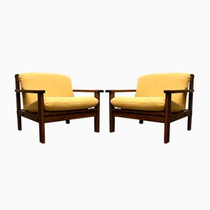 Brutalistische Vintage Sessel, 1960er, 2er Set