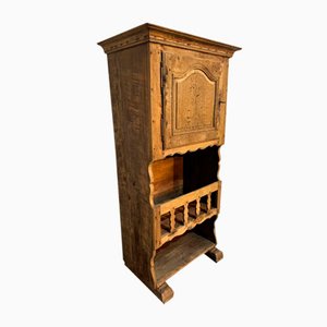 Mueble de cocina rústico francés de granja, 1820