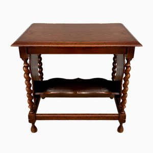 Vintage Barley Twist End Table or Magazine Rack