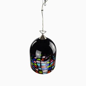 Grande Lampe à Suspension Tinta en Verre par Renato Toso and Noti Massari pour Leucos, Italie, 1971