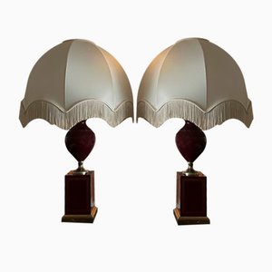 Vintage Tischlampen, 1970er, 2er Set