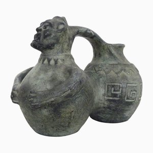 Jarrón zoomorfo de cerámica de Partenon, España, años 50