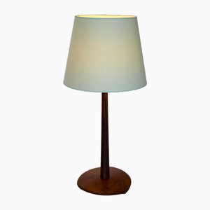 Mid-Century Modern Scandinavian Tall and Slender Teak Table Lamp from Eskilstuna Armatur, Sweden, 1960s