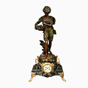 Pendolo in Regulate and Marble di A. Moreau, fine XIX secolo