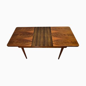 Extendable Dining Table in Walnut by Antonin Šuman, Former Czechoslovakia, 1960s