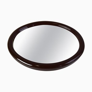 Vintage Oval Wall Mirror, Czechoslovakia, 1970s