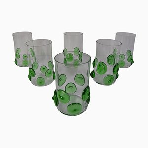 Glasses from Glasswork Nový Bor, 1950s, Set of 6
