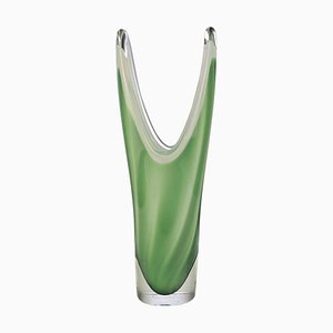 Vase Vintage Vert, Italie, 1970s