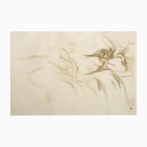 Según H. de Toulouse-Lautrec, Femme couchée: Réveil, Litografía, 1896