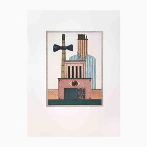 Fifo Stricker, Brauerei, Aquatint and Etching, 1985