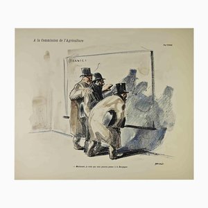 Jean-Luis Forain, Commission de l'Agriculture, Eau-forte, Fin du XIXe siècle