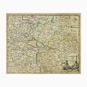 Map of the War between Hungary and Prussia, 19th Century