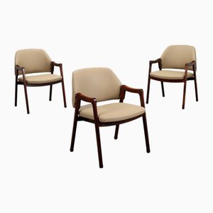 Model 814 Chairs by Ico and Luisa Parisi for Cassina, Set of 3