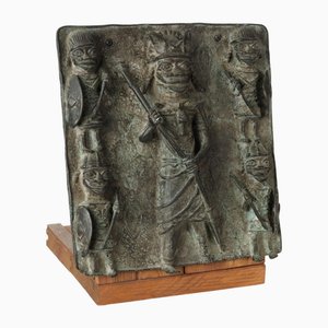 Benin-Plakette in Bronze