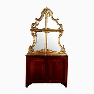 Meuble d'Angle en Acajou, Début des années 1900