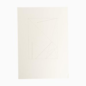 Enrico Della Torre, Composition géométrique abstraite, 2016, Dessin sur Papier