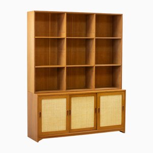 Book Shelf with Rattan by Alf Svensson, 1950s
