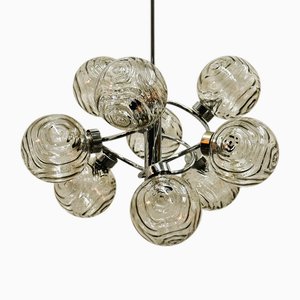 Lampadario Space Age orbitale di Fischer Leuchten, Germania, anni '70