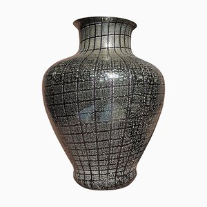 Vase en Verre de Murano attribué à Veart, 1980