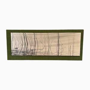 Modernist Image, 1960s, Photograph Mounted on a Wooden Panel
