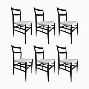 Vintage Model 646 Dining Chairs by Gio Ponti for Cassina, 1950s, Set of 6