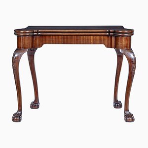 19th Century Chippendale Revival Mahogany Card Table, 1880s