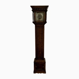 Reloj de abuela chiming antiguo de roble, 1900