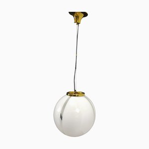 Lampada a sfera in vetro di Murano, anni '60