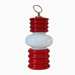 Vintage Ceramic Lantern Lamp, 1970s