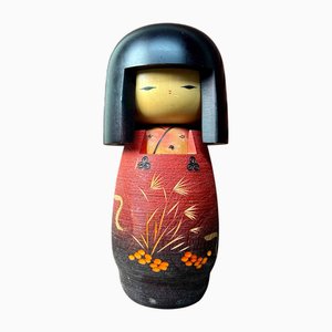 Vintage Gunma Kokeshi von Masae Fujikawa, 1970er