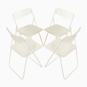 Folding Chairs by Niels Gammelgaard, Ted Klappstühle for Ikea, Set of 4