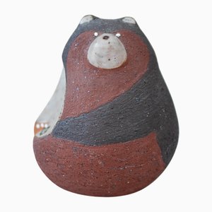 Bear Figurine in Ceramic by Thomas Hellström for Nittsjö, 1960s