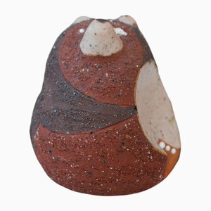 Bear Figurine in Ceramic by Thomas Hellström for Nittsjö, 1960s