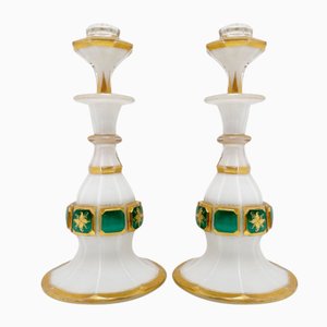 Biedermeier Perfume Bottles, 19th Century, Set of 2