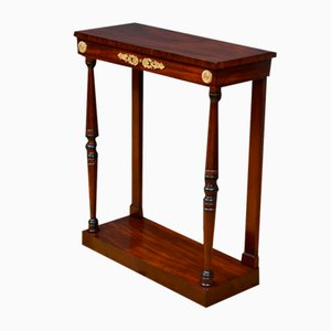 Regency Mahogany Console Tale Hall Table, 1830