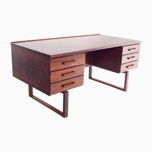 Rosewood Desk attributed to Henning Jensen, Denmark, 1960