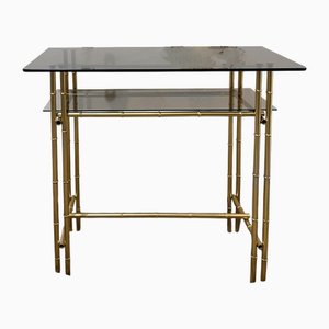 Italian Imitation Bamboo Console, 1970